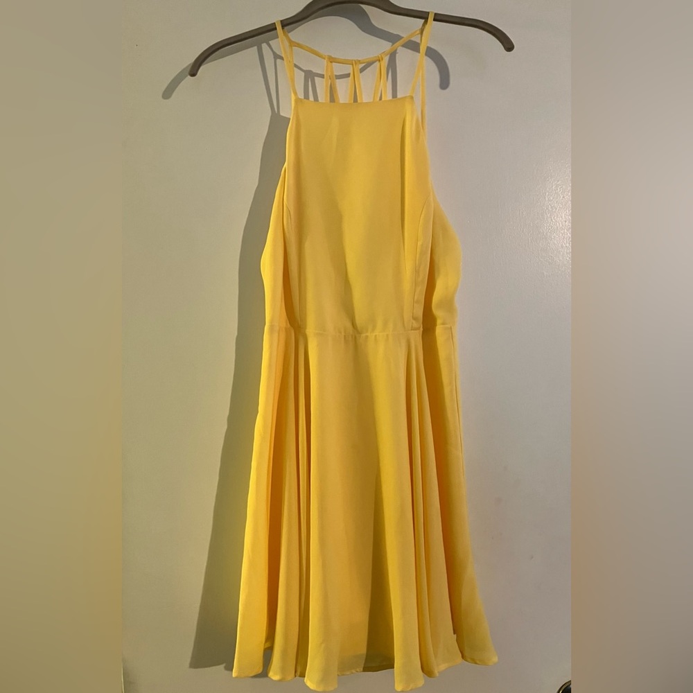 Bacio Yellow Dress